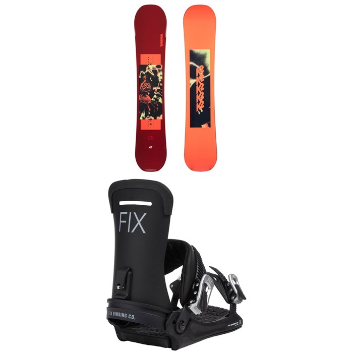 K2 - Dreamsicle Snowboard 2022 + Fix Opus Ltd Snowboard Bindings - Women's 2023