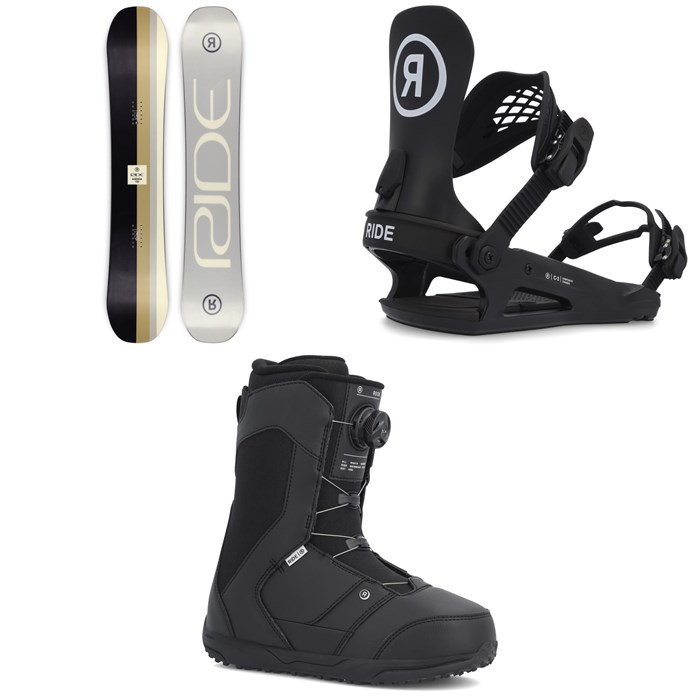 Ride - Agenda Snowboard + C-2 Snowboard Bindings + Rook Snowboard Boots 2023