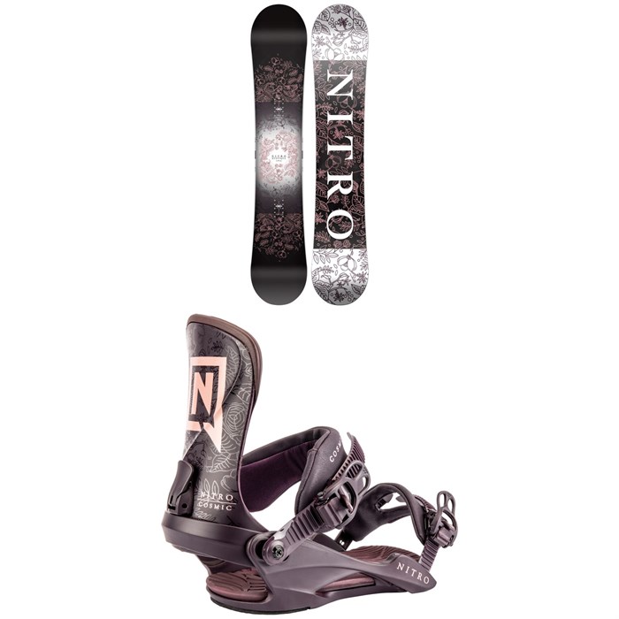 Nitro - Mystique Snowboard + Cosmic Snowboard Bindings - Women's 2023