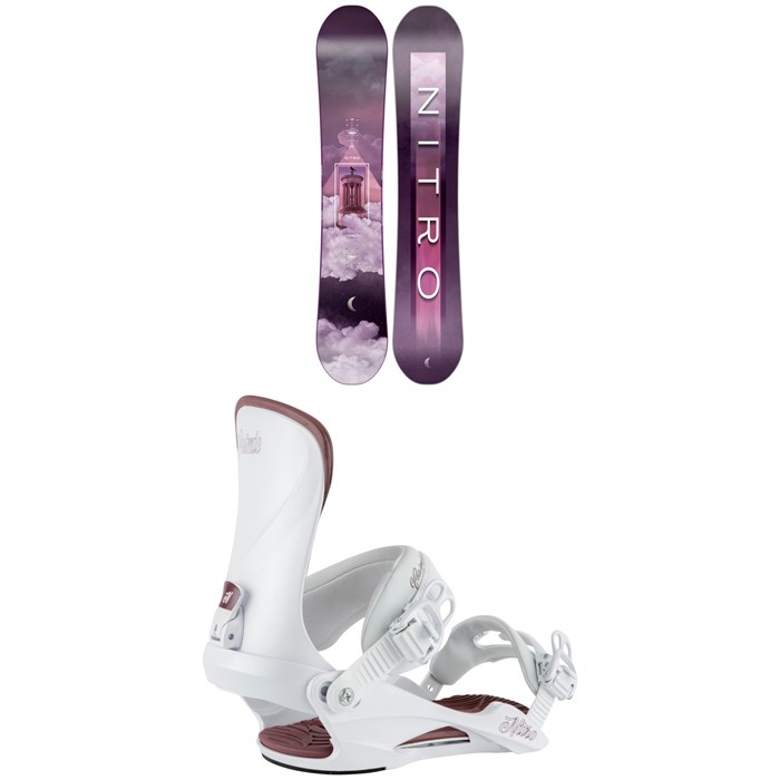 Nitro - Mercy Snowboard + Cosmic Snowboard Bindings - Women's 2023