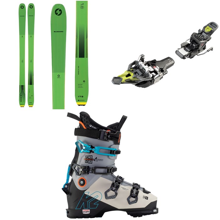Blizzard - Zero G 95 Skis + Fritschi Tecton 12 Alpine Touring Ski Bindings + K2 Mindbender 120 Alpine Touring Ski Boots 2022