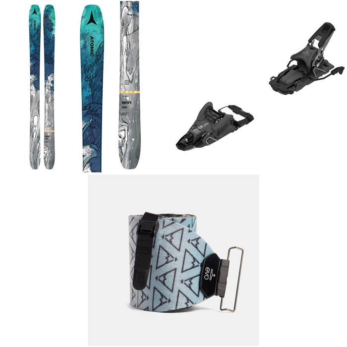 Atomic - Bent 100 Skis + Salomon S/Lab Shift MNC 13 Alpine Touring Ski Bindings + evo x Pomoca Pro Glide Climbing Skins 2023