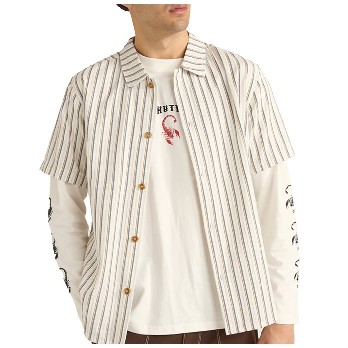 Rhythm - Seersucker Stripe Short-Sleeve Shirt - Men's