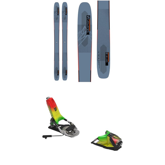 Salomon - QST 98 Skis + Look Pivot 14 GW Ski Bindings 2023