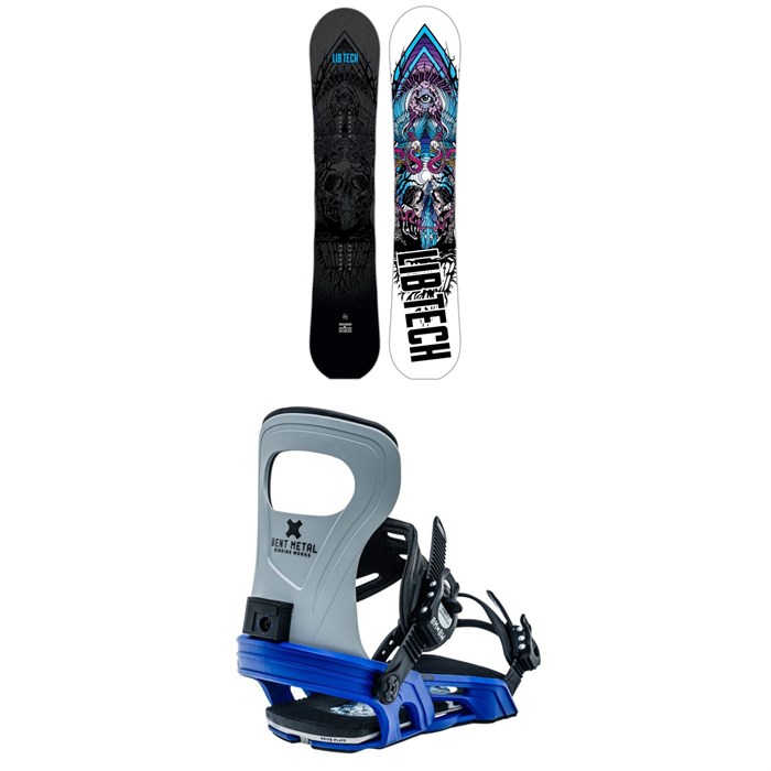 Lib Tech - Terrain Wrecker C2X Snowboard + Bent Metal Joint Snowboard Bindings 2023