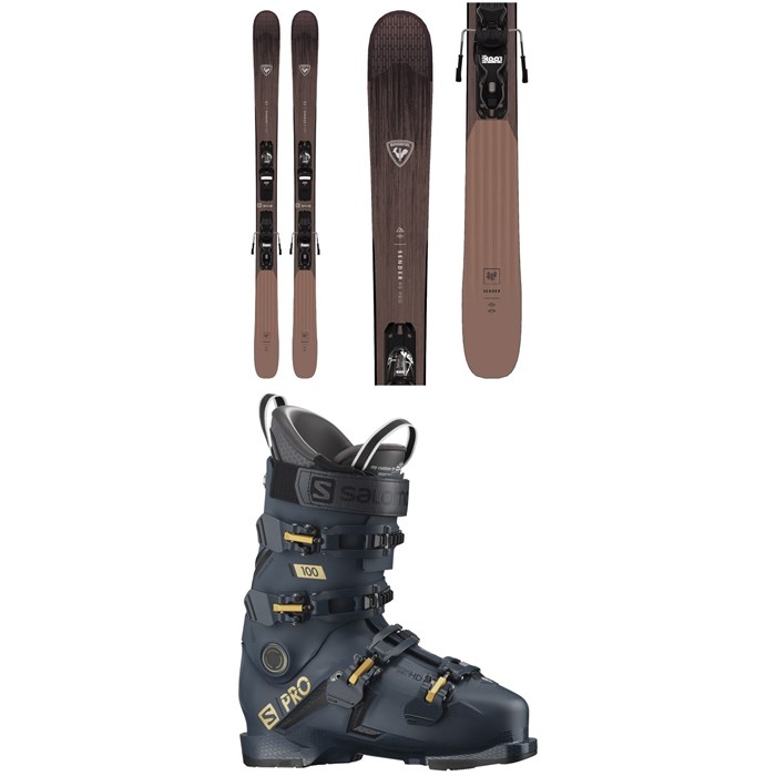 Rossignol - Sender 90 Pro Skis + Xpress 10 GW Bindings 2023 + Salomon S/Pro 100 GW Ski Boots