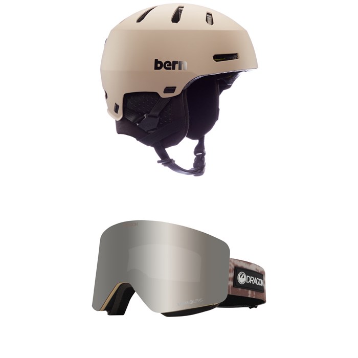 Bern - Macon 2.0 MIPS Helmet + Dragon R1 OTG Goggles