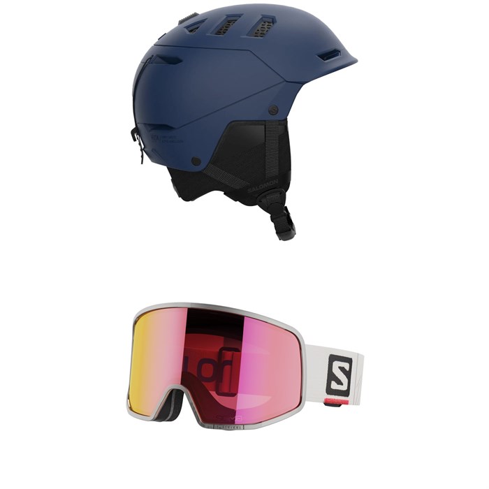 Salomon - Husk Pro Helmet + Salomon Lo Fi Goggles