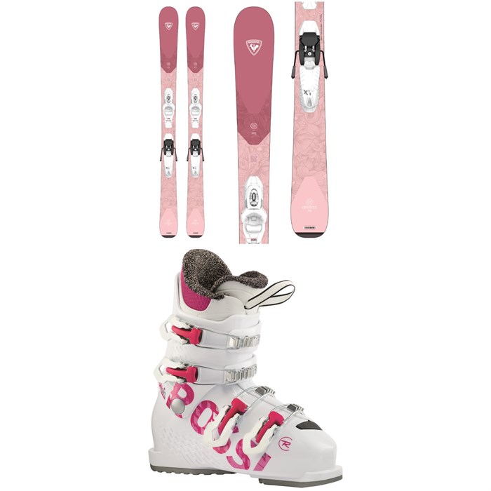 Rossignol - Experience Pro W Skis + Kid X 4 GW Bindings + Fun Girl 4 Ski Boots - Kids' 2023