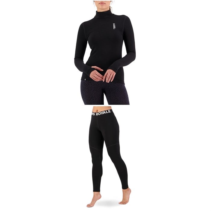 Mons Royale - MONS ROYALE Cascade Mock Neck Top + Leggings - Women's 2023