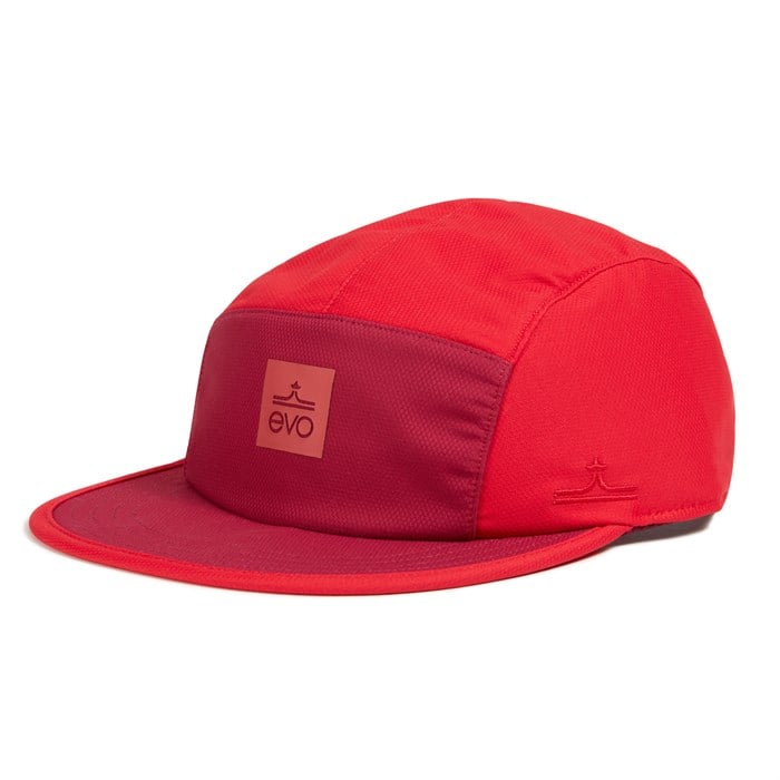 Evo 5 Panel Runner Hat 2023 - Os in Red | Polyester