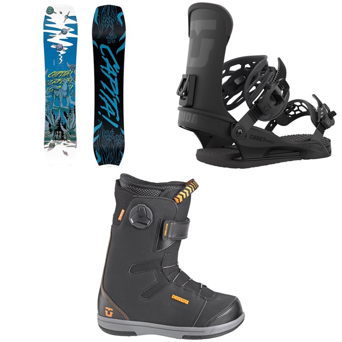 CAPiTA - Children Of The Pow Snowboard + Union Cadet Pro Snowboard Binding + Union Cadet Snowboard Boots - Kids' 2023