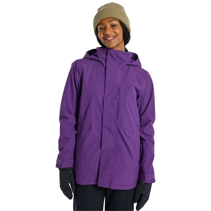 Ski Coat Women Burton Women's Jet Set Jacket - True Black Heather