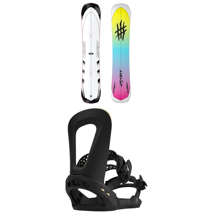 Lobster - Stomper Snowboard + Bataleon Blow Snowboard Bindings 2023