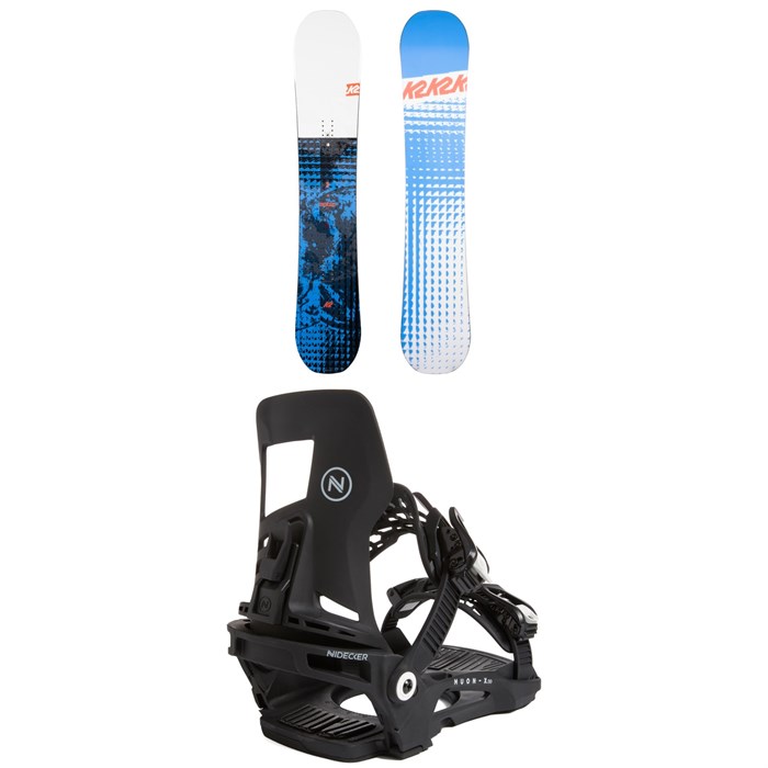 K2 - Raygun Pop Snowboard 2022 + Nidecker Muon-X SE Snowboard Bindings 2023