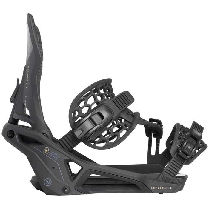 M　最新2024-2025 NIDECKER SUPERMATIC Nidecker Supermatic 2024-2025 Snowboard Bindings Rev