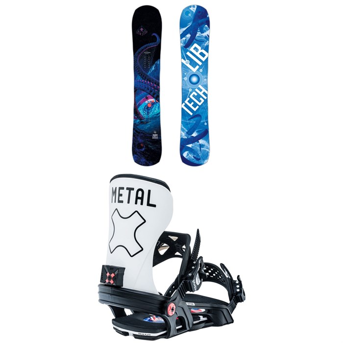 Lib Tech - Rasman C2 Snowboard + Bent Metal Axtion Snowboard Bindings 2023