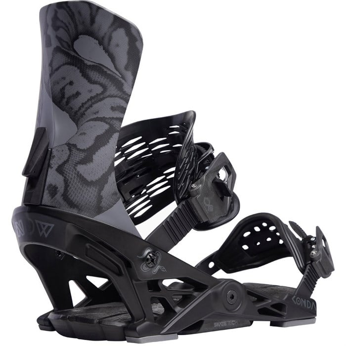 NOW CONDA H1 ビンディング ブラック S now-conda-snowboard-bindings-