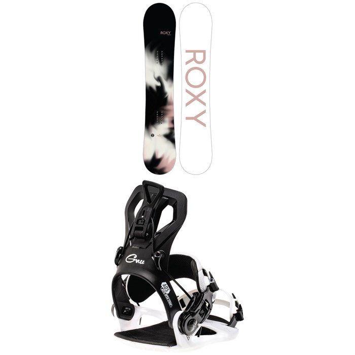 Roxy - Raina Snowboard + GNU B-Real Snowboard Bindings - Women's 2023