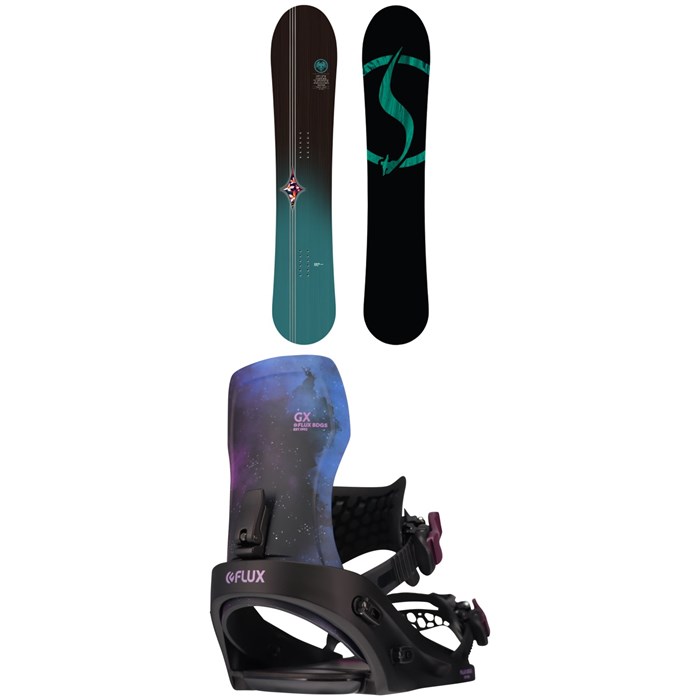 Never Summer - Harpoon Snowboard + Flux GX Snowboard Bindings - Women's 2023