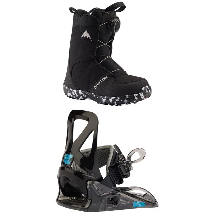 Burton - Grom Boa Snowboard Boots + Grom Snowboard Bindings - Kids' 2023