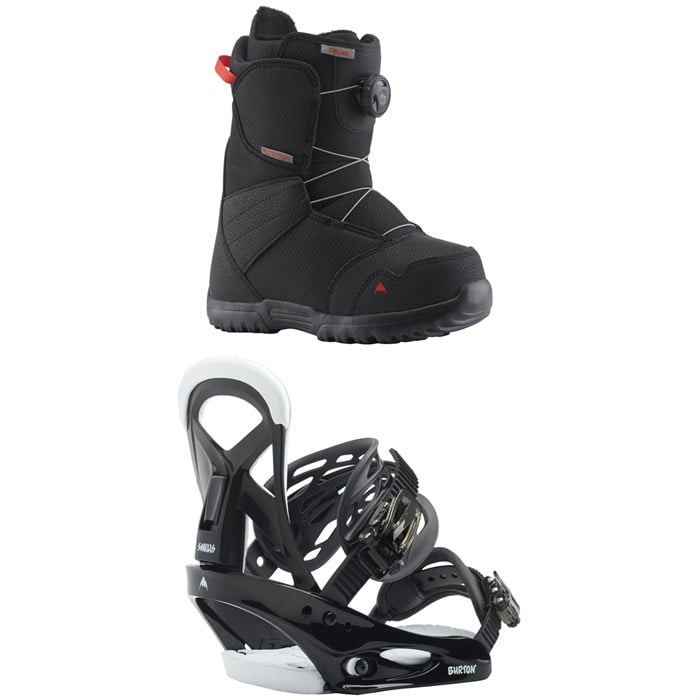 Burton - Zipline Boa Snowboard Boots + Mission Smalls Snowboard Bindings - Kids' 2023