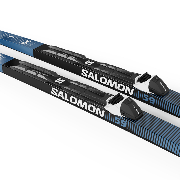 Salomon Escape Snow 59 Cross Country Skis + Prolink Auto Salomon Escape Snow 59 Cross Country Skis + Prolink Auto