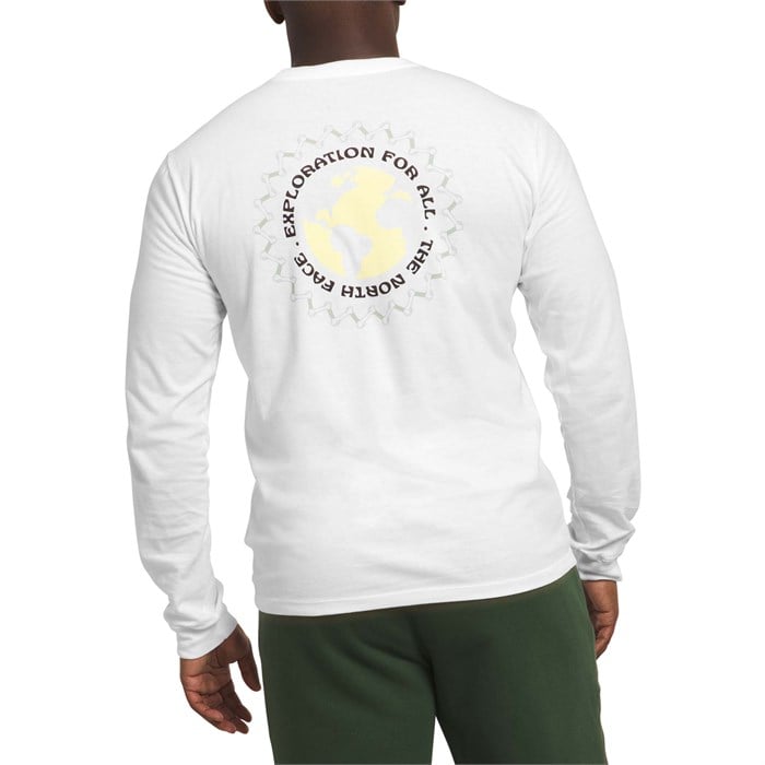 ★★THE NORTH FACE★★ Men's Frost Long Sleeve T-Shirt CHARC Men's The North Face Long Sleeve Box NSE Tee | Eagle Eye