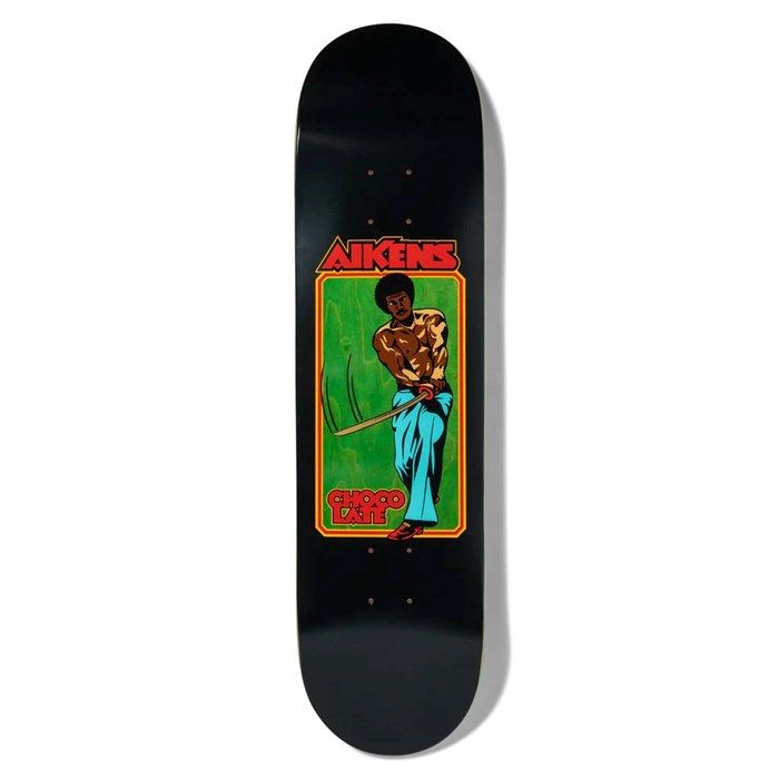 Chocolate - Aikens Kung-Fu Carlisle Black 8.25 Skateboard Deck