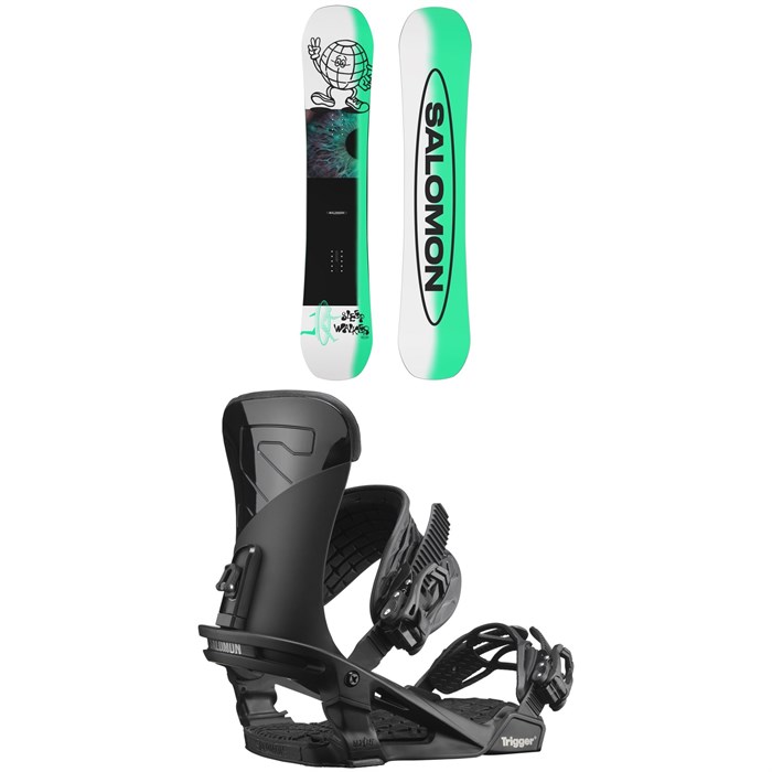 Salomon - Sleepwalker Snowboard + Trigger Snowboard Bindings 2023