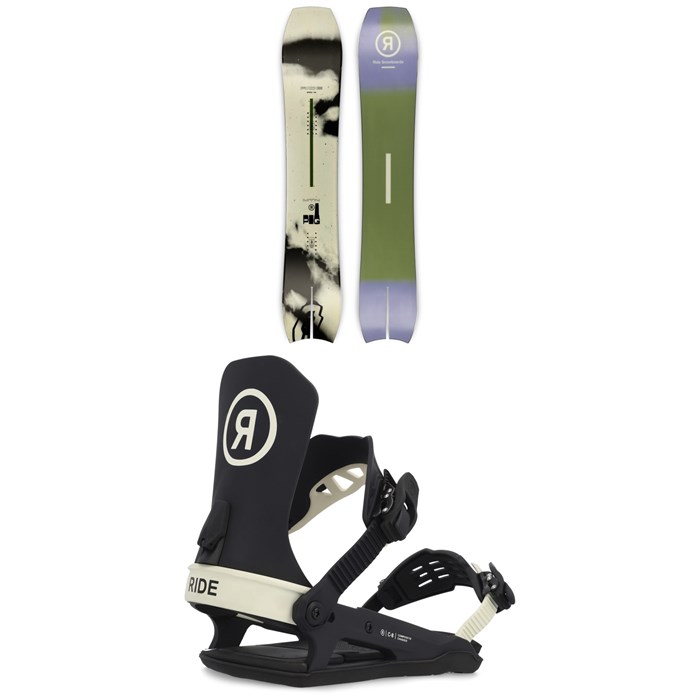 Ride - MTNpig Snowboard + C-8 Snowboard Bindings 2023