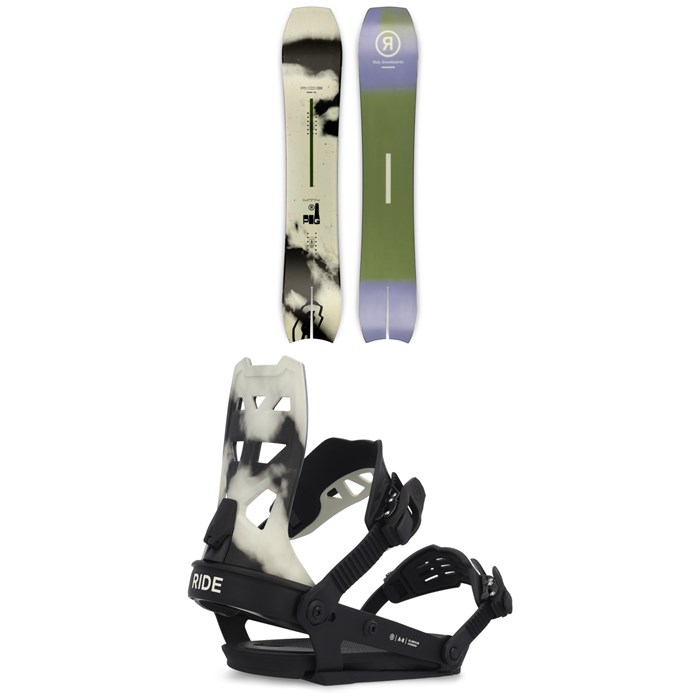 Ride - MTNpig Snowboard + A-8 Snowboard Bindings 2023