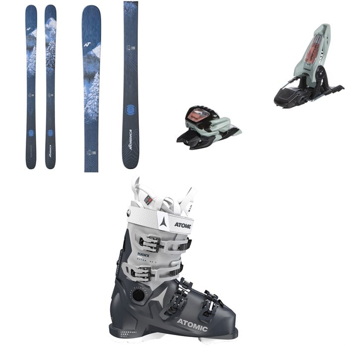 Nordica - Santa Ana 93 Skis - Women's + Marker Griffon 13 ID Ski Bindings + Atomic Hawx Ultra 95 S W GW Ski Boots - Women's 2023