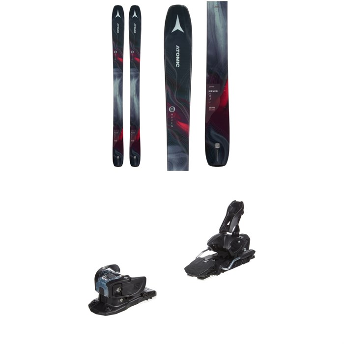 Atomic - Maven 93 C Skis - Women's + Salomon Warden MNC 13 Ski Bindings