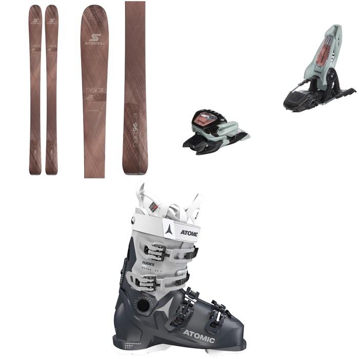 Stöckli - Nela 96 Skis + Marker Griffon 13 ID Ski Bindings + Atomic Hawx Ultra 95 S W GW Ski Boots - Women's 2023