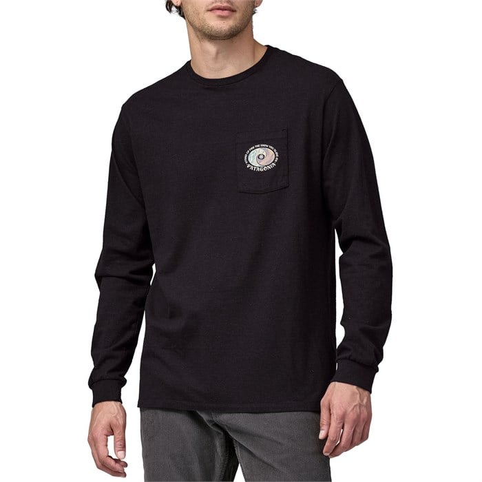 Patagonia Long-Sleeve Snowstitcher Pocket Responsibili T-Shirt - Men's ...