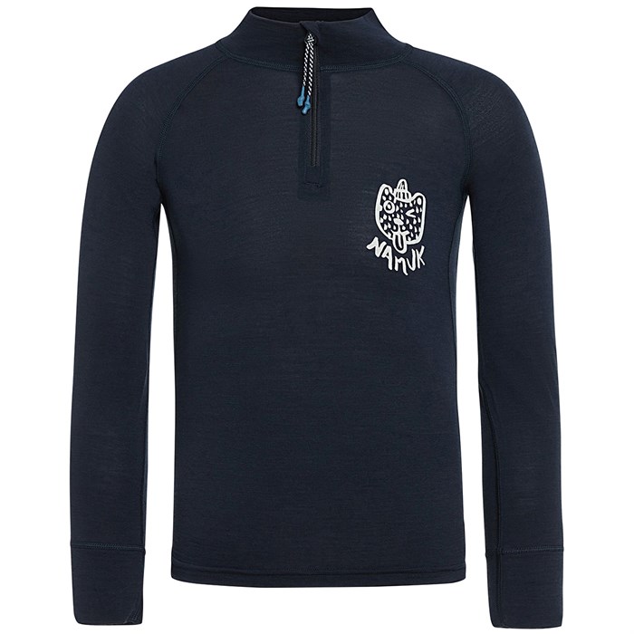 namuk - Honu Merino Half-Zip Longsleeve Top - Kids'