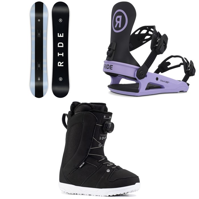 Ride - Heartbreaker Snowboard + CL-4 Snowboard Bindings + Sage Snowboard Boots - Women's 2023