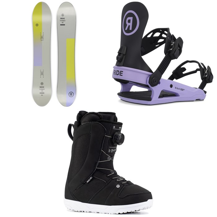 Ride - Compact Snowboard + CL-4 Snowboard Bindings + Sage Snowboard Boots - Women's 2023