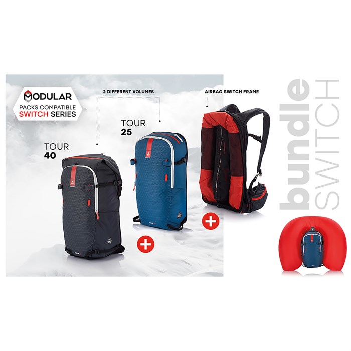 Arva - Switch Tour 25 & Tour 40 Airbag Backpack Bundle