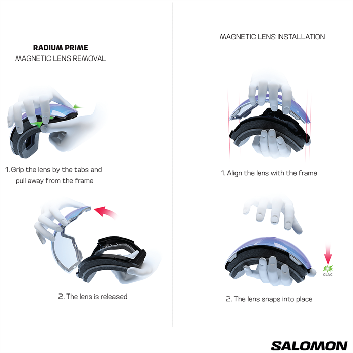 Salomon Radium Prime Sigma Photochromic Goggles | evo