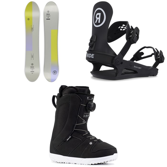 Ride - Compact Snowboard + CL-2 Snowboard Bindings + Sage Snowboard Boots - Women's 2023