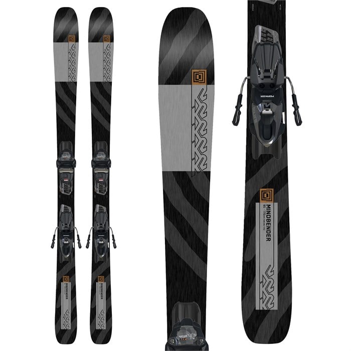 K2 - Mindbender 85 Skis + Squire 10 Bindings 2024