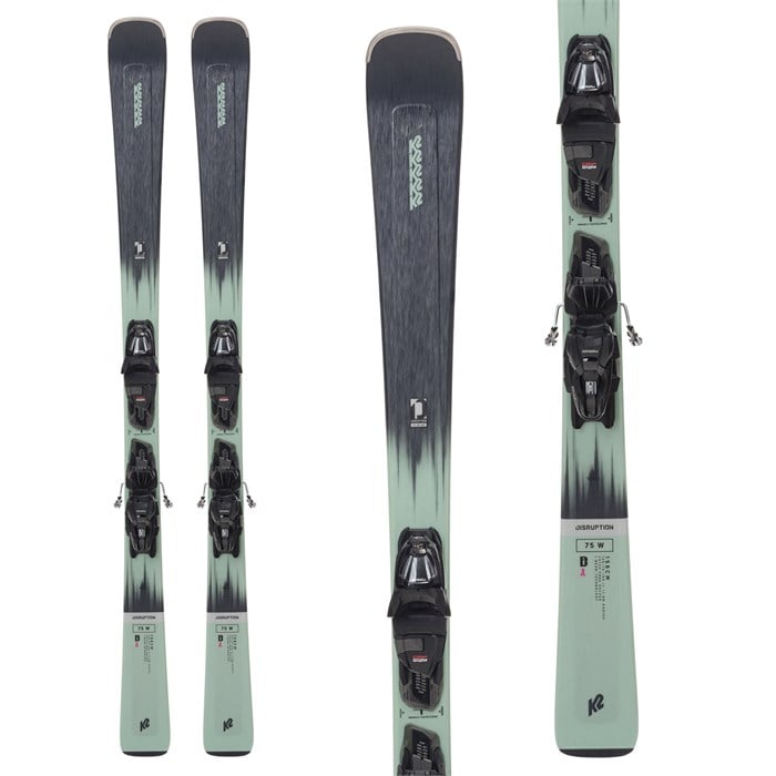 K2 - Disruption 75 Skis + Quikclik 10 Bindings - Women's 2024