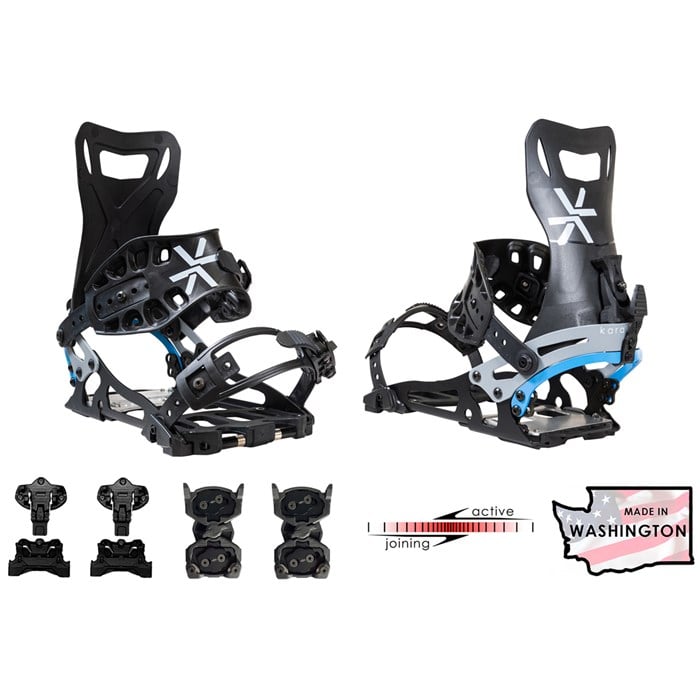 カラコラムNomad Split Interface 3.0 2024-2025 Karakoram Nomad + Split Interface Splitboard Bindings 2025 | evo