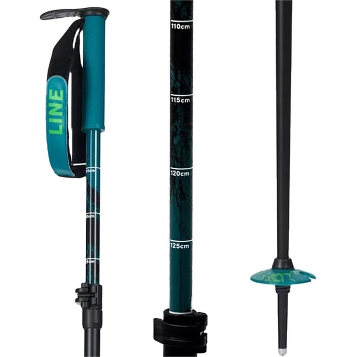 Line Skis - Paintbrush Adjustable Ski Poles 2024