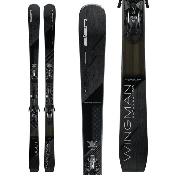 Elan - Wingman 86 Black Edition + FX EMX 12.0 GW Bindings 2025