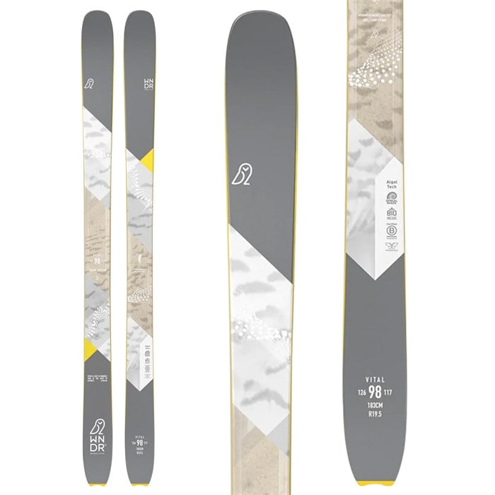 WNDR Alpine - Vital 98 Camber Skis 2024