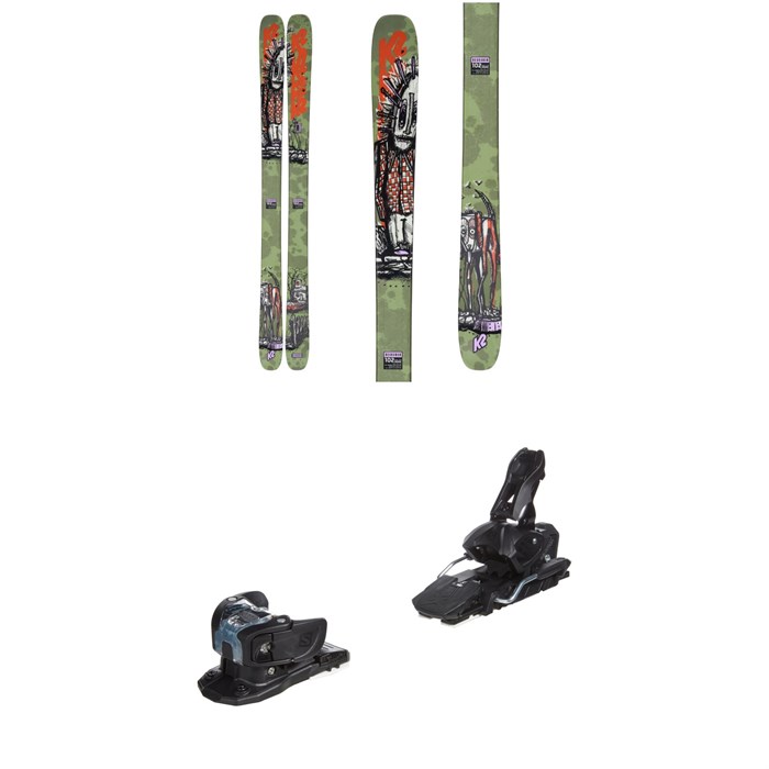 K2 - Reckoner 102 Skis + Salomon Warden MNC 13 Ski Bindings 2023