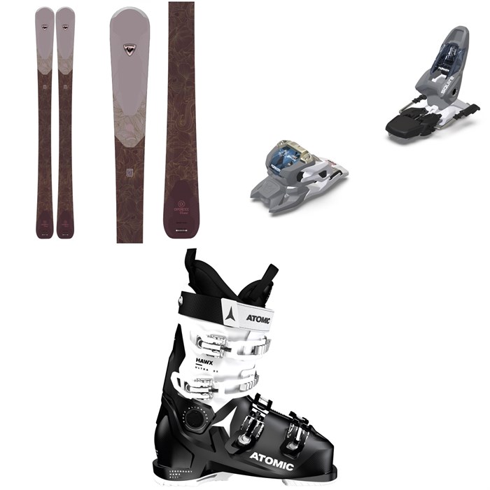 Rossignol - Experience W 86 Basalt Skis - Women's + Marker Squire 11 Ski Bindings + Atomic Hawx Ultra 85 W Ski Boots - Women's 2023